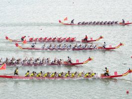 Cina: sul fiume Miluo le finali della Dragon Boat Super League (2)