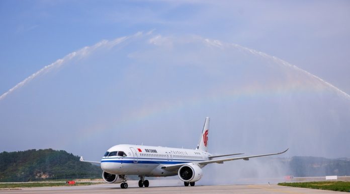 Cina: Air China inaugura C919 sulla nuova rotta Yan’an-Pechino (2)