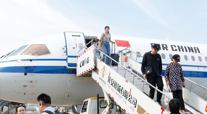 Cina: Air China inaugura C919 sulla nuova rotta Yan’an-Pechino (3)