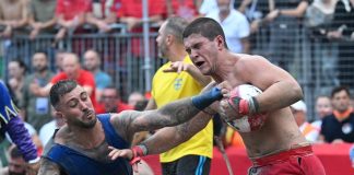 Firenze: le immagini della finale di Calcio Storico Fiorentino (2)