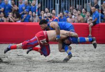 Firenze: le immagini della finale di Calcio Storico Fiorentino (3)
