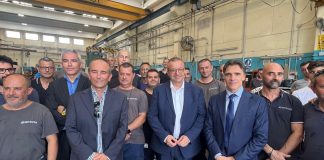 Industria, l’assessore Cani in visita nella sede della società Entusa a Sarroch