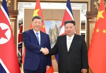 Repubblica popolare democratica di Corea: Pyongyang, Xi Jinping a colloquio con Kim Jong Un