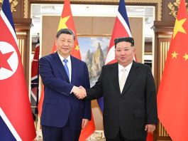 Repubblica popolare democratica di Corea: Pyongyang, Xi Jinping a colloquio con Kim Jong Un