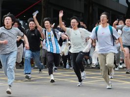 Cina: concluso in alcune regioni l’esame di ammissione all’università (1)