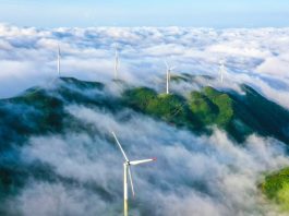 Cina: mare di nuvole dopo la pioggia nello Hunan (1)
