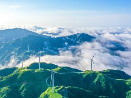 Cina: mare di nuvole dopo la pioggia nello Hunan (2)