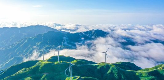 Cina: mare di nuvole dopo la pioggia nello Hunan (2)