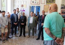 Monsignor Fisichella in visita a Villa Maraini-Croce Rossa: “Chiedere aiuto è un atto di coraggio”