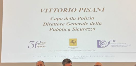Il Capo della Polizia Vittorio Pisani all’Assemblea nazionale della Federazione antiracket italiana