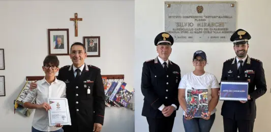 Nel Trapanese i Carabinieri al centro dell’esame di 3^ media di due studenti