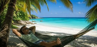 Tutti online e sempre più stanchi: il digital detox è il nuovo lusso dell’estate 2026 uomo rilassato su amaca in spiaggia
