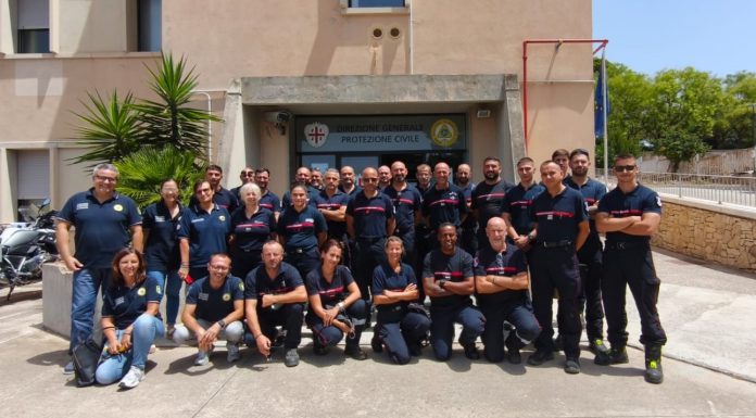 Antincendio boschivo, in Sardegna le squadre europee del Meccanismo Unionale di Protezione Civile