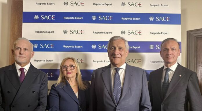 Rapporto Sace, l’export italiano accelera verso i 700 miliardi di euro