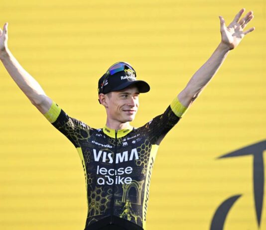 Cronosquadre alla Visma, Vingegaard prima maglia gialla del Tour