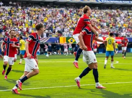 Norvegia avanti con doppietta Haaland, il Brasile di Ancelotti saluta il Mondiale