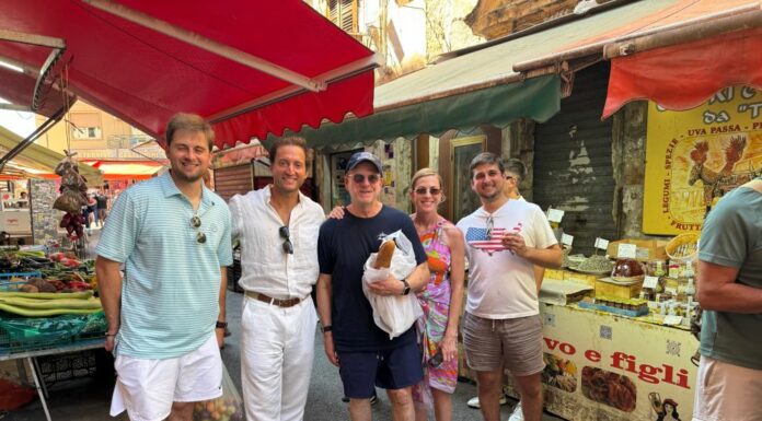 L’Ambasciatore Usa Fertitta a Palermo, un tour della città dal Massimo a Ballarò