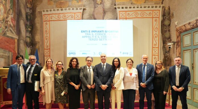 Impianti sportivi e Terzo settore, a Roma il convegno promosso da Opes