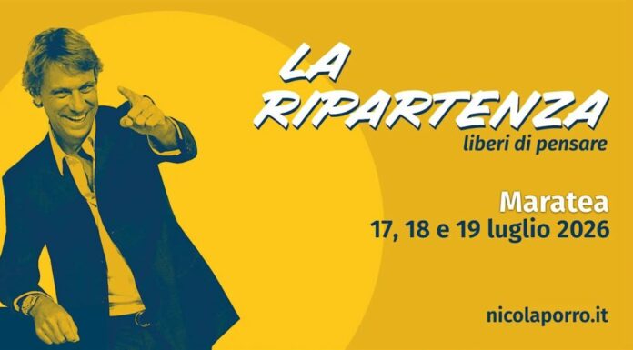 “LaRipartenza, liberi di pensare”, dal 17 al 19 luglio a Maratea l’11^ edizione