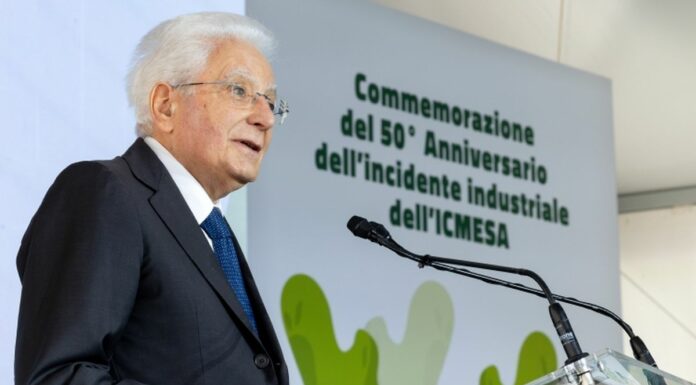 Seveso, Mattarella “Svolta per la cultura della sicurezza e della prevenzione”