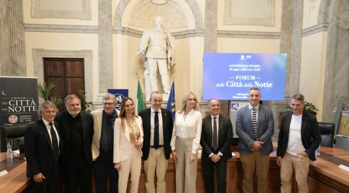 Lazio, nasce il Forum “Le Città della Notte”. Aurigemma “Scelta di responsabilità”