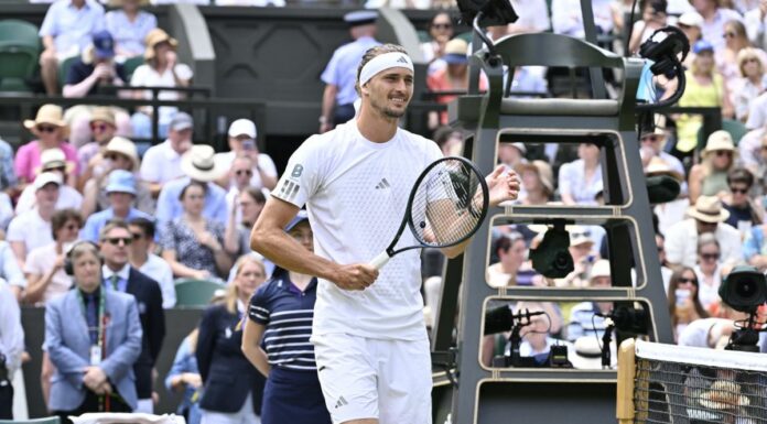 Zverev piega Fery e vola in finale a Wimbledon