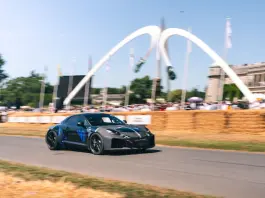 Alpine A110 Future debutta a Goodwood