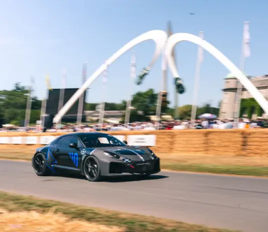 Alpine A110 Future debutta a Goodwood