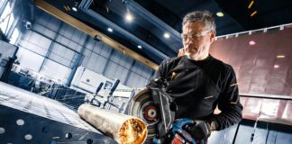 Bosch presenta tre nuove smerigliatrici angolari a batteria