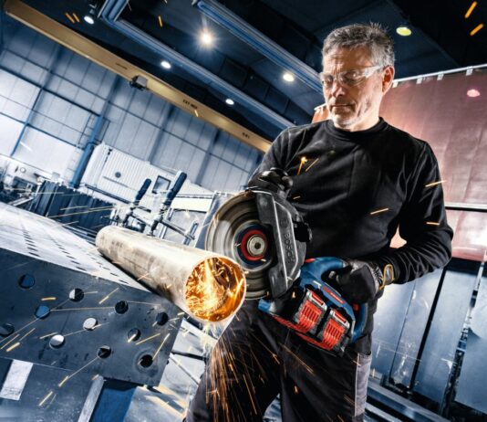 Bosch presenta tre nuove smerigliatrici angolari a batteria