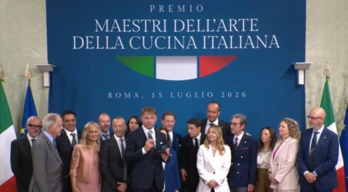 Meloni e Lollobrigida premiano 10 Maestri dell’Arte della Cucina Italiana