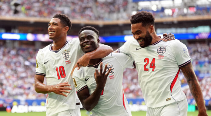 Show fra Francia e Inghilterra, la tripletta di Saka vale il terzo posto