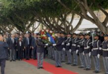 Via D’Amelio, deposta una corona d’alloro alla Questura di Palermo