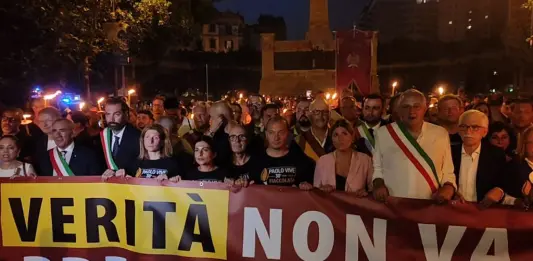 “Paolo vive”, a Palermo una fiaccolata per ricordare la strage di via D’Amelio