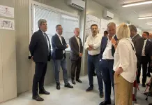 Anas, sopralluogo Salvini al cantiere del Raccordo tra Autostrada A4 e Valtrompia