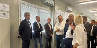 Anas, sopralluogo Salvini al cantiere del Raccordo tra Autostrada A4 e Valtrompia