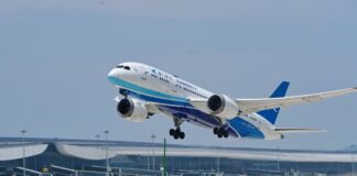 Cina, cresce traffico aereo passeggeri internazionale, in un anno +5,7%