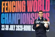 Di Veroli d’argento nella spada, Italscherma a quota tre podi ai Mondiali