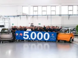 Per Microlino traguardo di 5.000 unità prodotte in Italia