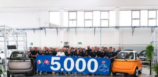 Per Microlino traguardo di 5.000 unità prodotte in Italia