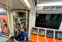 Atac, “Tra sport e trasporto” la mostra di foto nei vagoni della metro A