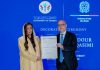 Italia-Emirati Arabi, conferita a Bodour Al Qasimi l’onorificenza dell’Ordine al Merito della Repubblica Italiana