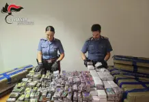 Trovati con 275 kg di hashish e 12mila euro in contanti, due giovani arrestati in Brianza