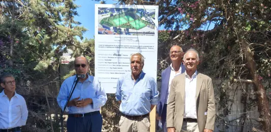 Al via i lavori per la nuova area sportiva del Country Time Club di Palermo, presenti Schifani e Lagalla / Video
