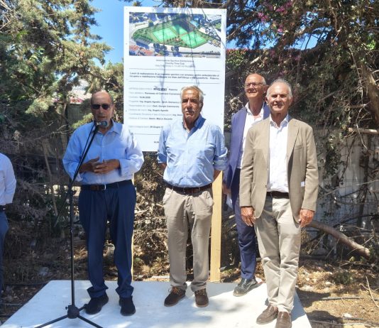 Al via i lavori per la nuova area sportiva del Country Time Club di Palermo, presenti Schifani e Lagalla