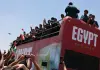 La Nazionale egiziana fa ritorno in patria dopo il Mondiale, sarà ricevuta dal presidente Al-Sisi