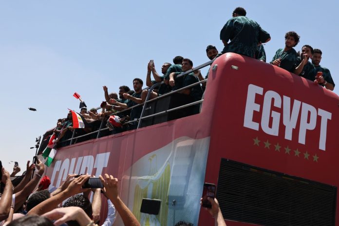 Egyptians Welcome National Team At El Alamein International Airport After Historic World Cup Campaign