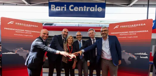 Trenitalia, al via il collegamento diretto Frecciarossa Lecce-Bari-Napoli
