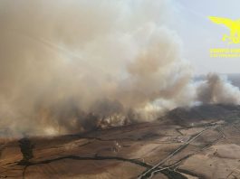 Emergenza incendi in Sardegna, situazione grave a Nuragugume