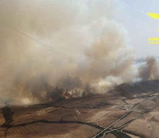 Emergenza incendi in Sardegna, situazione grave a Nuragugume